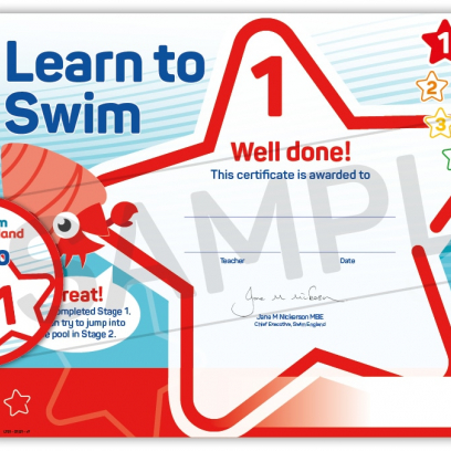 Learn to swim stages