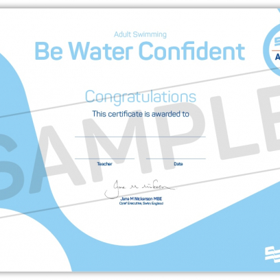 Adult Learn to Swim Awards